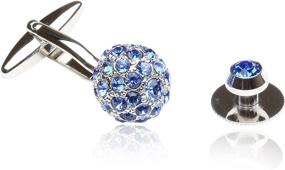 img 3 attached to 💎 Cuff Daddy Crystal Cufflinks Studs Presentation: Adding Elegance and Sparkle to Your Attire