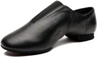 unisex slip-on leather upper jazz ballet shoe for adults, women, men - mrsdressshop logo