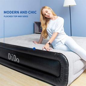 img 3 attached to 🛏️ Dido Air Mattress Twin Size with Built-in Pump: Upgraded Elevated Blow up Mattress for Home and Outdoors with Soft and Plush Top