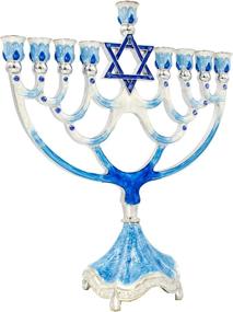 img 1 attached to Dreidel Company Menorah Enameled Highlighted