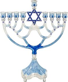 img 4 attached to Dreidel Company Menorah Enameled Highlighted