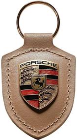 img 3 attached to Porsche Crest Key WAP0500980H in Elegant Beige