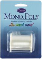 🧵 clear superior threads monopoly: ultra-strong reduced-sheen polyester monofilament invisible thread - 2,200 yds spool logo