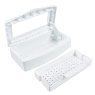 timoo plastic nail art tool sterilizer box: organize and protect manicure equipment - perfect for nail, tweezers, hair salon, spa & cutter (1 pcs) logo