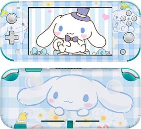 img 4 attached to 🐶 DLseego Switch Lite Skin: Protective Film Sticker with Pretty Blue Cinnamon Dog Pattern for Nintendo Switch Lite