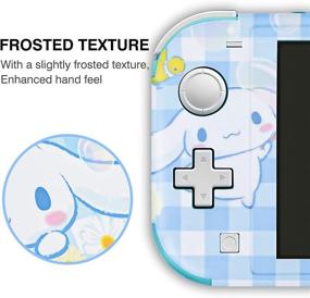 img 2 attached to 🐶 DLseego Switch Lite Skin: Protective Film Sticker with Pretty Blue Cinnamon Dog Pattern for Nintendo Switch Lite