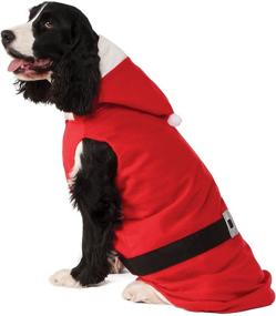 img 2 attached to 🎅 Rubie's Santa Hoodie Pet Costume for Festive Pet Fashion and Celebrations