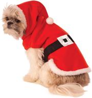 🎅 rubie's santa hoodie pet costume for festive pet fashion and celebrations логотип