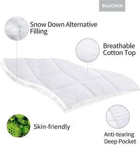 img 3 attached to Balichun Pillowtop Mattress Cotton Alternative
