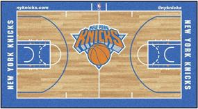 img 4 attached to FANMATS Knicks Nylon Court Runner Large