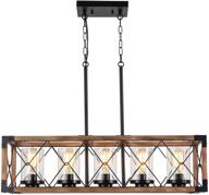 trongee farmhouse chandelier hanging fixtures lighting & ceiling fans for ceiling lights logo