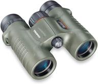 bushnell trophy green 8x32 binoculars with roof prism system and user-friendly focus knob for convenient adjustment logo