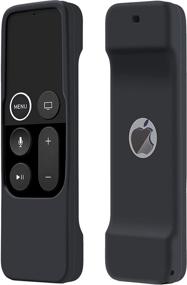 img 4 attached to 📺 Корпус Apple TV 4K/4-го поколения: легкий силиконовый чехол с антиоскальзывающим покрытием для пульта Siri - шартрез