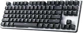 img 3 attached to 💻 G.SKILL KM360 Бесклавишная механическая клавиатура, переключатель Cherry MX Red, двойной впрыск ABS-клавиш, черный