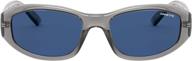 овальные солнцезащитные очки an4266 lizard, прозрачные логотип