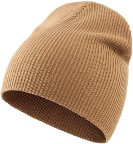 img 4 attached to 🧢 Connectyle Slouchy Acrylic Beanie for Boys' Hat & Cap Accessories