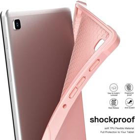 img 1 attached to 📱 Ztotop Samsung Galaxy Tab A7 Lite 8.7 Case (2021 Release) - Trifold Stand Rosegold Cover