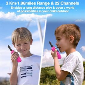 img 1 attached to 📞 Ranphykx Talkies: Backlit Flashlight Channels for Kids' Electronics and Walkie Talkies - The Ultimate Communication Toy