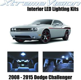 img 4 attached to 🚗 Светодиодный комплект для интерьера Dodge Challenger 2008-2015 - XtremeVision LED (10 штук), холодный белый, премиум качество + инструмент для установки