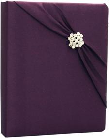 img 1 attached to 📔 Ivy Lane Design Garbo Collection Wedding Memory Book in Elegant Eggplant Color