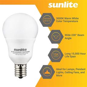 img 2 attached to 💡 Equivalent Frosted Dimmable Intermediate LED Light Bulb by Sunlite for Improved SEO