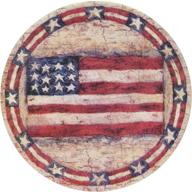 thirstystone stoneware americana coaster multicolor логотип