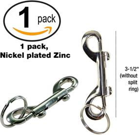 img 1 attached to 🔑 Lucky Line 3-1/2" Key Chain: Compact and Reliable Key Holder