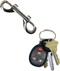 img 2 attached to 🔑 Lucky Line 3-1/2" Key Chain: Compact and Reliable Key Holder