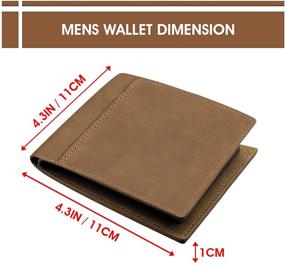 img 1 attached to 💼 Mens Wallet Bifold – Premium Accessories for Wallets, Card Cases & Money Organizers