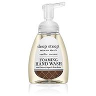 🧼 deluxe deep steep foaming hand wash, vanilla coconut, 8 ounce - natural, nourishing formula for refreshing cleansing logo