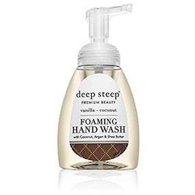 img 4 attached to 🧼 Deluxe Deep Steep Foaming Hand Wash, Vanilla Coconut, 8 Ounce - Natural, Nourishing Formula for Refreshing Cleansing