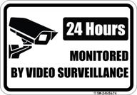 monitored surveillance commercial aluminum lettering logo