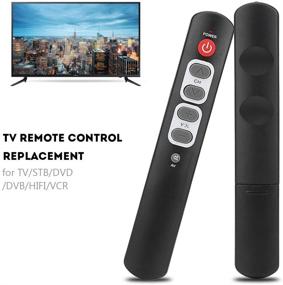 img 3 attached to Tihebeyan Universal Learning Remote Control: Large Button Smart Controller for TV, STB, DVD and More (Gray)