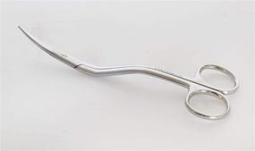 img 4 attached to 🪡 Mazbot 6 Inch Curved Embroidery Scissors with Bent Handle - Ideal for Machine Embroidery