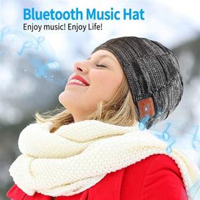 img 3 attached to 🎧 Stay in Tune with the BLUEHRESY Bluetooth Beanie Hat - Enjoy Music on the Go!