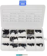💻 perrylee 300pcs computer screw kit set with screwdriver, 15 sizes m2/m2.5 notebook laptop screw kit for ibm, hp, dell, lenovo, samsung, sony, toshiba, gateway, acer, and more logo