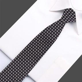 img 1 attached to 👔 Dan Smith DAE7C15C Boys' Checkered Microfiber Accessories and Neckties