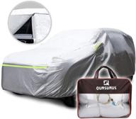 5-star rated full car cover for 4runner crv rav4 suv - all weather waterproof protection, 6 layers, windproof, universal fit (up to 193”l) logo