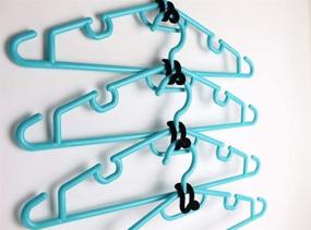 img 1 attached to 🧷 Efficient 30pc Black Hanger Connector for Space-Saving Cascading Clothes Rack Hook with Huggable Style Attachment Chest