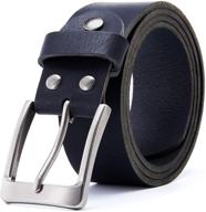 👖 premium italian leather anti scratch buckle waistline - stylish protection for your attire logo