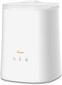 img 4 attached to Crane Cool Mist Humidifier - Filter Free, Top Fill, 1.2 Gallon with Optional Color Changing Light & Aroma Diffuser Function. Essential Oil-Compatible