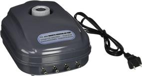 img 1 attached to 🐠 SUN YT-304 18 Liters Per Minute Aquarium Air Pump - 4 Outlets, 8.5 Watts, 120 Gallon Capacity