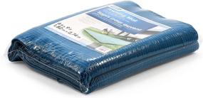 img 3 attached to 🏞️ Camco 42881 6' x 9' Reversible Blue Awning Leisure Mat