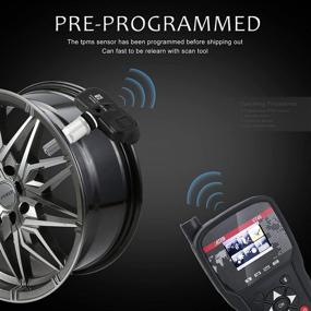 img 1 attached to Датчик давления в шинах Jsueng TPMS Tire Pressure Monitoring System - Оригинальный номер 42607-33021 PMV-107J совместим с Toyota Scion Lexus - Набор из 4 шт.