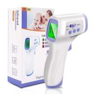 🌡️ anthsania forehead thermometer: touchless infrared, lcd display, instant readings logo