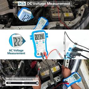img 1 attached to 🔧 BTMETER BT-39C True RMS Digital Multimeter: Accurate AC/DC Voltage, Current, Resistance, Capacitance Tester with Temperature, Battery & LED Test - Auto Ranging & Backlit Display