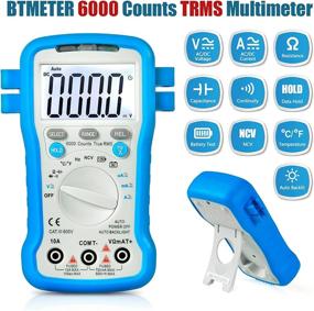 img 3 attached to 🔧 BTMETER BT-39C True RMS Digital Multimeter: Accurate AC/DC Voltage, Current, Resistance, Capacitance Tester with Temperature, Battery & LED Test - Auto Ranging & Backlit Display