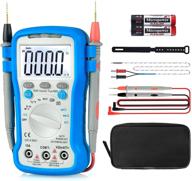 🔧 btmeter bt-39c true rms digital multimeter: accurate ac/dc voltage, current, resistance, capacitance tester with temperature, battery & led test - auto ranging & backlit display logo