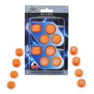 🎮 enhance your gaming precision with get-a-grip thumbstick covers for ps4/ps3 - orange by screwyrobot logo