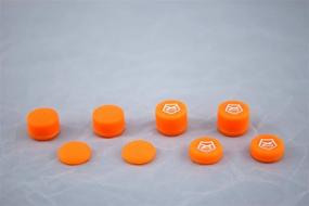 img 3 attached to 🎮 Enhance Your Gaming Precision with Get-A-Grip Thumbstick Covers for PS4/PS3 - Orange by ScrewyRobot